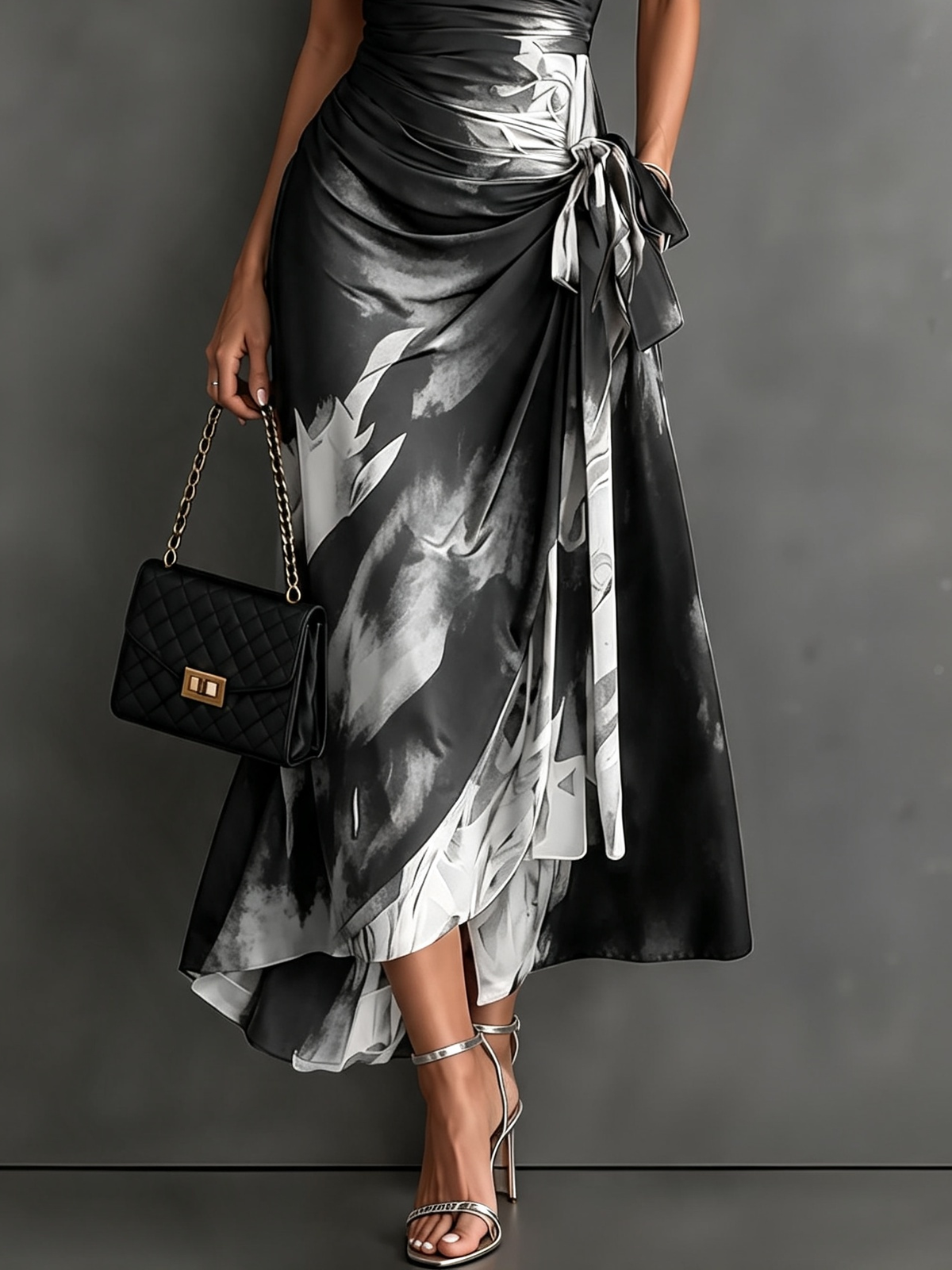 Andréa – Robe Longue Croisée