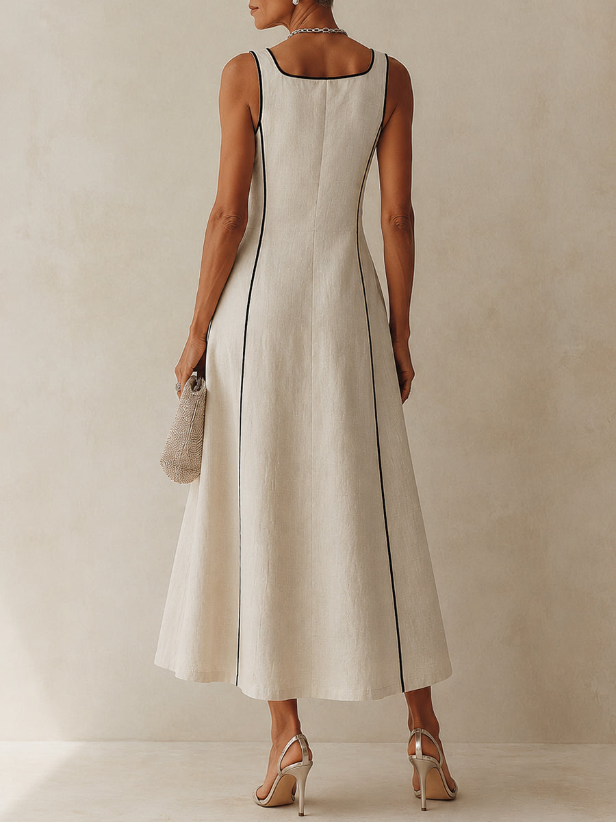 Christine – Robe Longue Minimaliste