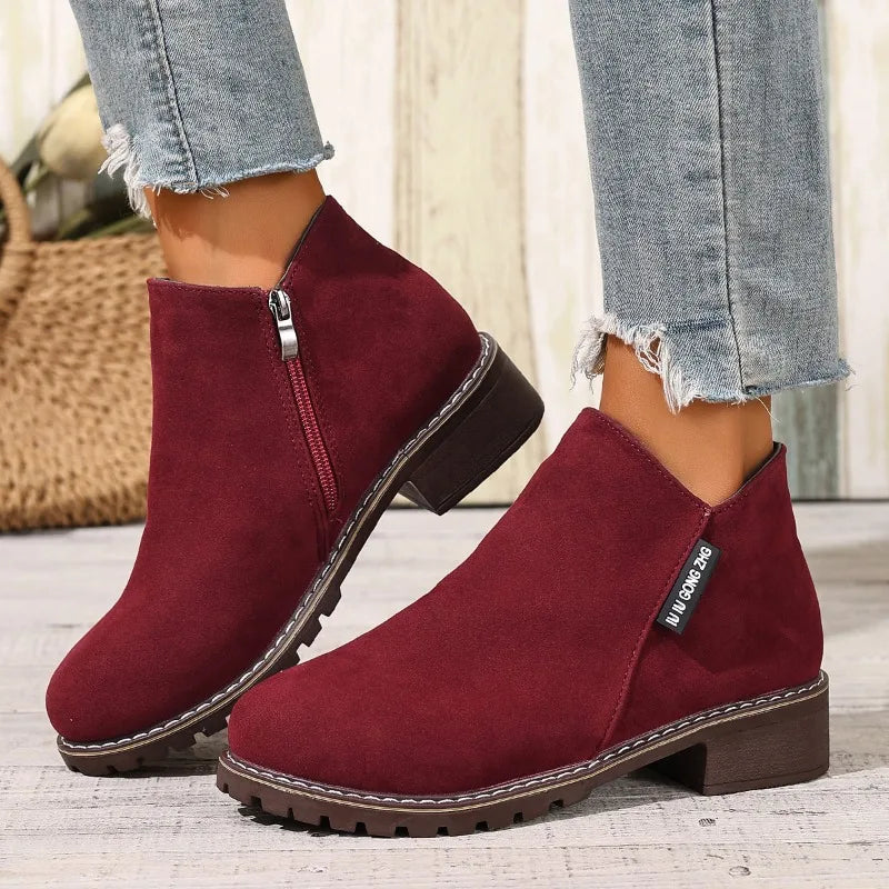 Adèle | Bottines à Plateforme et Talon Épais