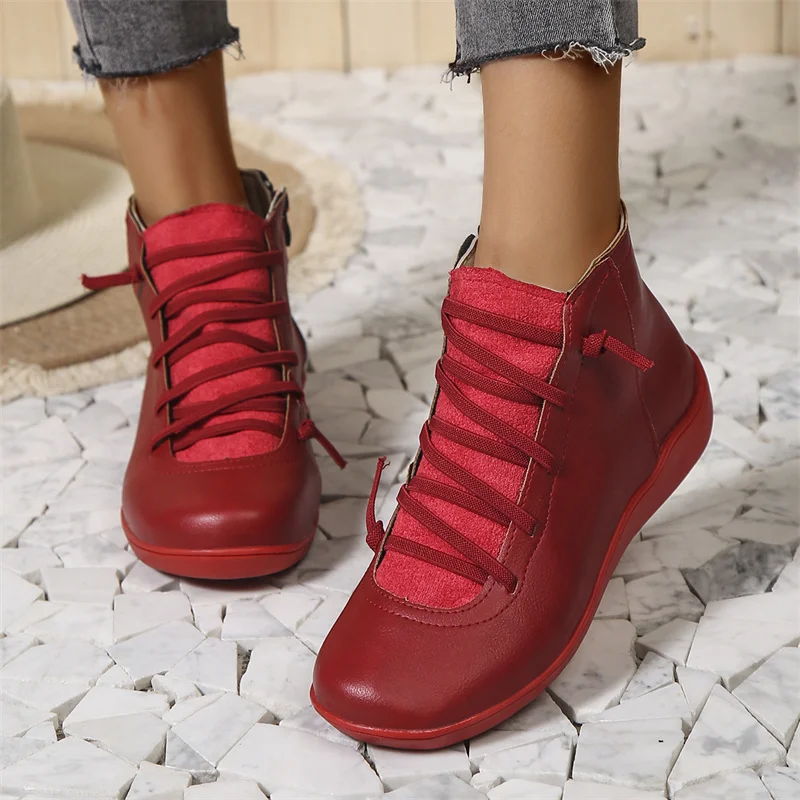 Héloïse | Bottines Zippées à Semelle Antidérapante
