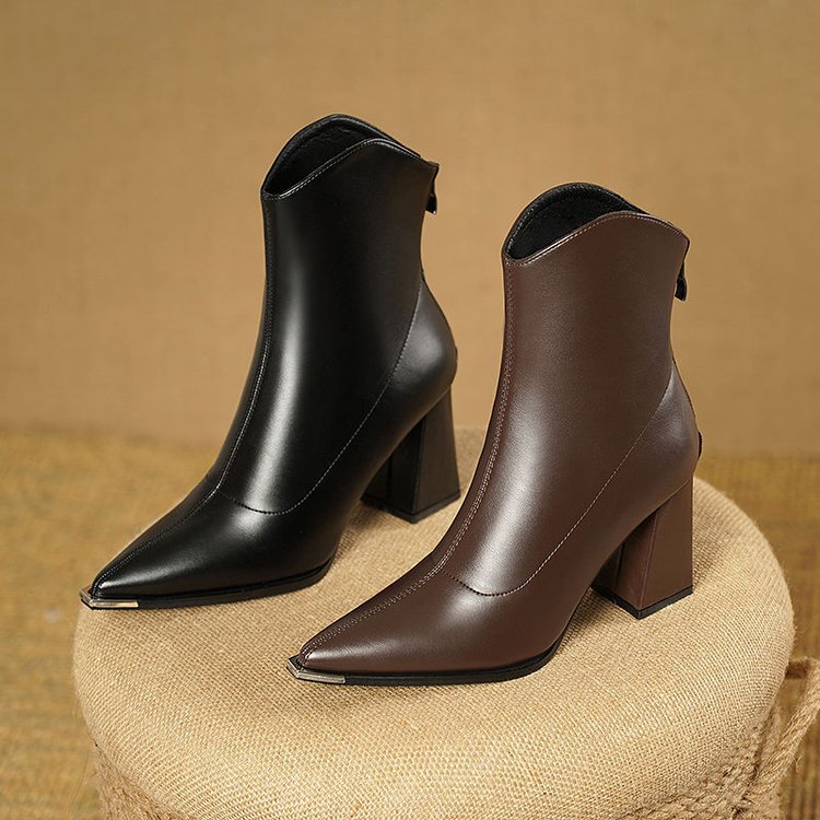 Noémie | Bottines Chelsea à Bout Métallisé
